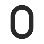 Number 0 SVG Icon